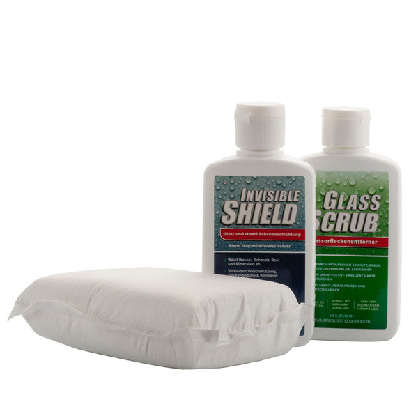 3-delige reinigingsset voor glas en spiegels  - Clean X Invisible Shield